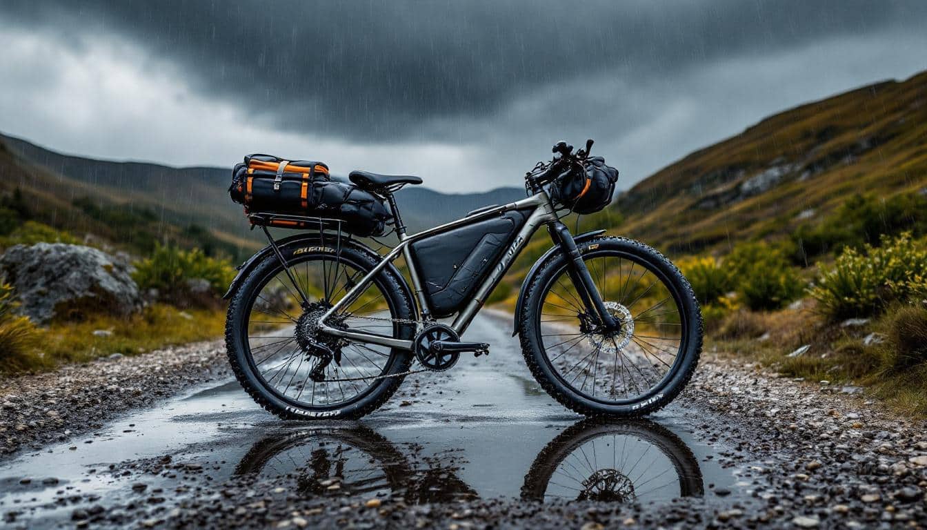 découvrez notre test de 3 modèles de sacoches en gravel sur 80 km sous l’orage : analyse complète de leur étanchéité, maintien et praticité pour affronter les pires conditions météo.