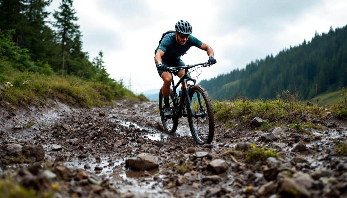 découvrez un retour d’expérience détaillé sur la performance des patins et des freins à disque lors d'une descente boueuse au petit ballon, et choisissez le meilleur équipement pour vos aventures vtt.