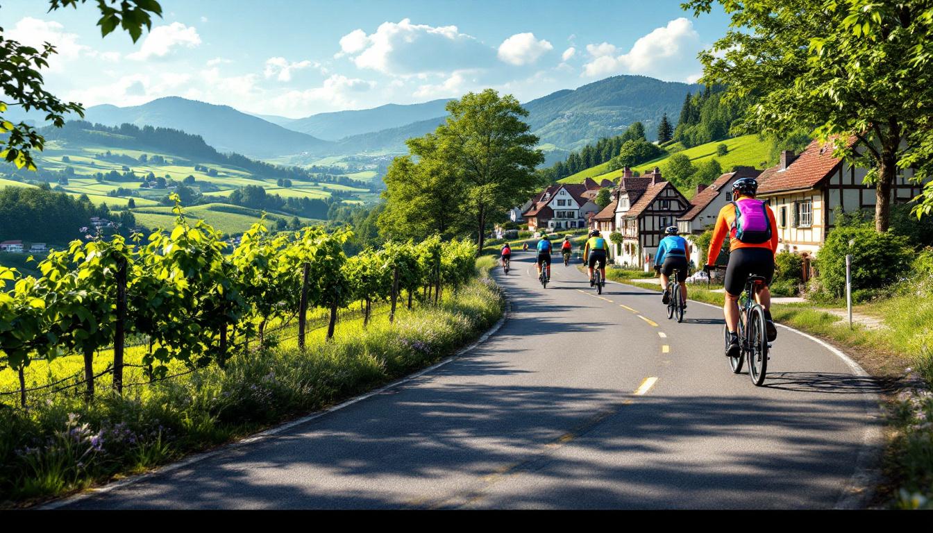 découvrez un parcours cycliste en étoile autour de munster, alliant plaisir du vélo et découvertes gourmandes des spécialités locales du terroir.