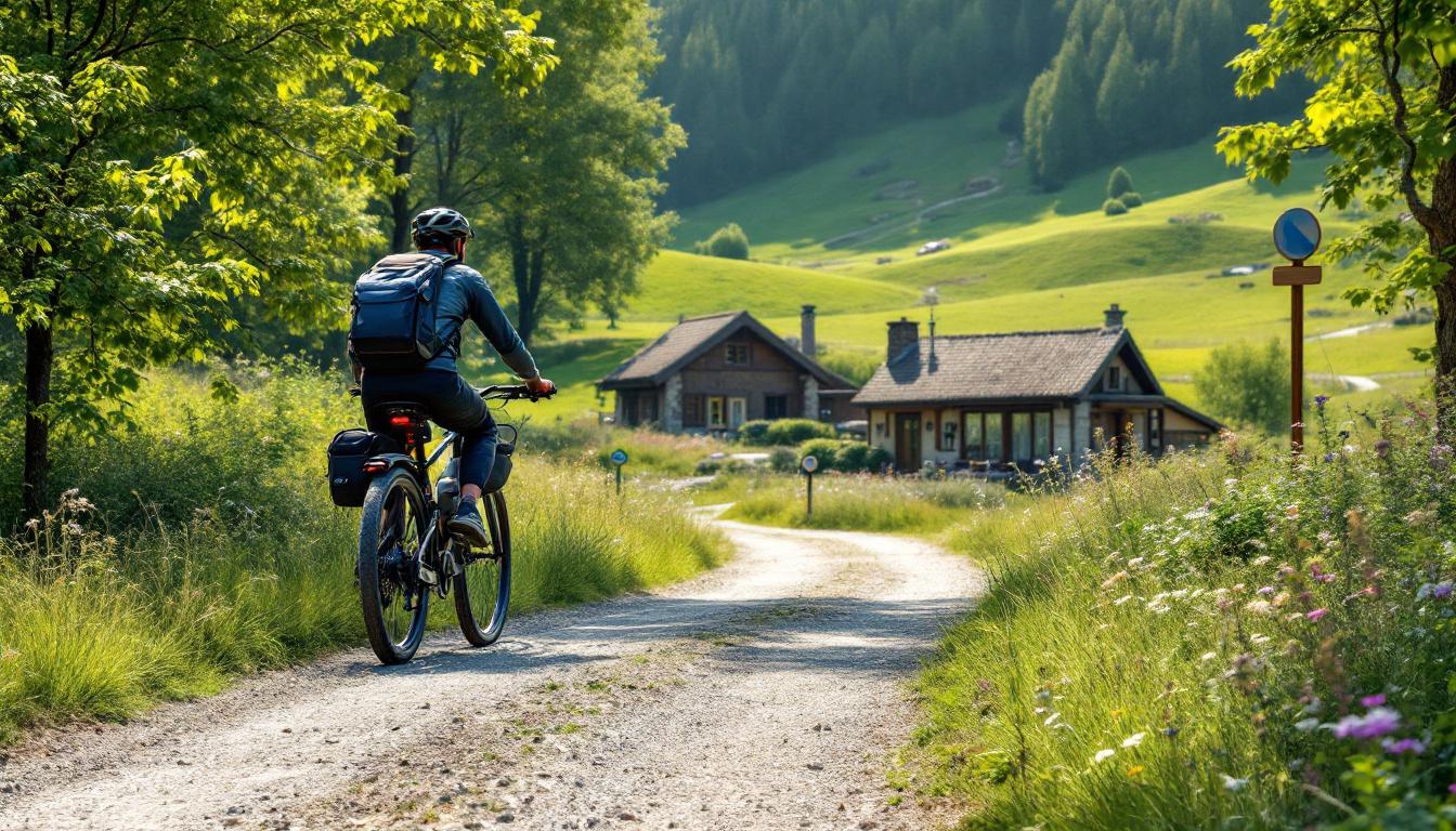 explorez le parc naturel régional de lorraine à vélo lors d'un circuit de deux jours avec des hébergements soigneusement testés pour un séjour authentique et confortable.
