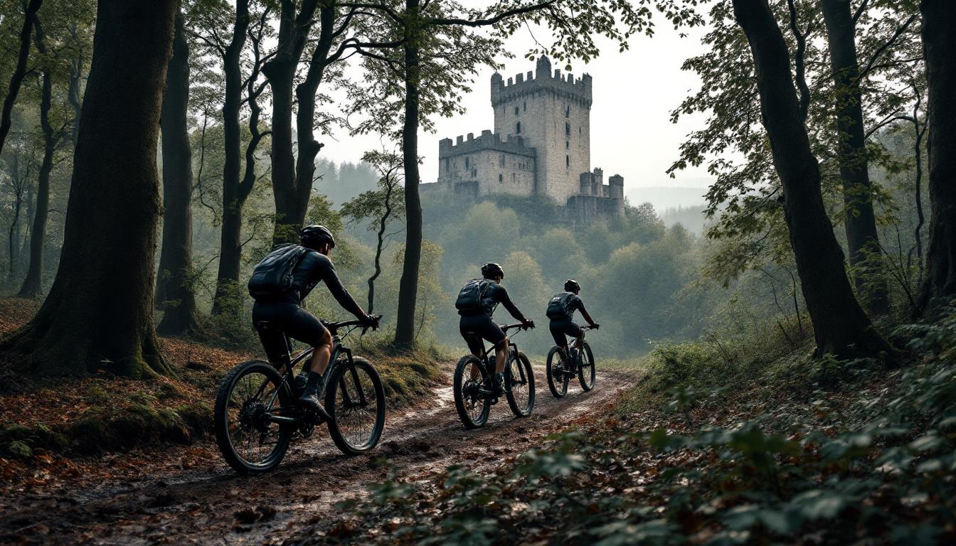 partez pour un week-end cyclo inoubliable dans le nord de l’alsace, à travers la forêt domaniale, les majestueux châteaux et les charmants petits villages typiques.