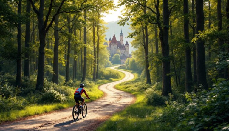 découvrez un week-end cyclo inoubliable dans le nord de l’alsace, entre balades en forêt domaniale, visites de magnifiques châteaux et charmants petits villages typiques.